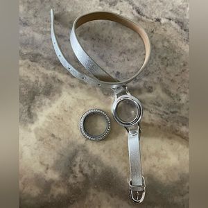 Origami owl silver wrist wrap